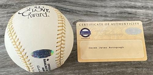 Дерек etетер потпиша златна ракавица слатка точка Бејзбол Штајнер Newујорк Јанкис Л @@ k - Автограм бејзбол