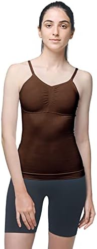 GDJGTA лажичка компресија на вратот, стомак и контрола на половината за контрола на телото Камизол за жени долна облека Беспрекорни