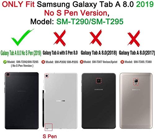 Бмуо Детска Кутија За Samsung Galaxy Tab А 8.0 2019 SM-T290/T295, Галакси Таб А 8.0 Случај 2019, Шокпроф Мала Тежина Заштитна