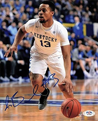 Исаија Бриско потпиша 8х10 Фото PSA/DNA Kentucky Wildcats Autographed - Фотографии за автограми на колеџ