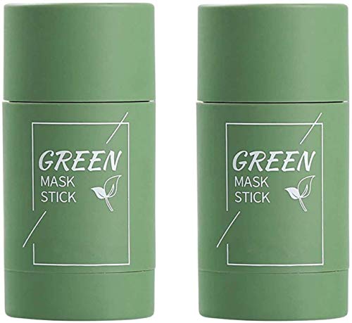 Ненрте 2 парчиња Зелен Чај Стап За Маска За Длабоко Чистење, Стап За Отстранување На Црни Точки Од Зелен Чај, Го Отстранува