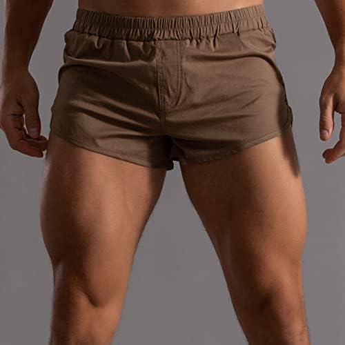 2023 Нови мажи летни цврсти панталони во боја Еластичен бенд лабава брза сув случајно спорт што работи права шорцеви плажа домашни