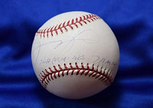 Sammy Sosa Slammin Sammy MLB COA Autograph Major League OML потпишан бејзбол - автограмирани бејзбол
