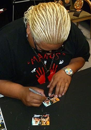 Big Show & Rikishi потпишаа 2002 Fleer WWE Raw vs Smackdown картичка 77 Autograph - Автограмирани фотографии во борење