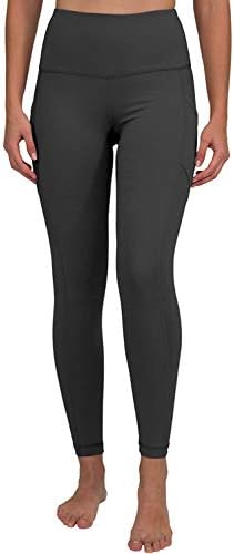 90 степени со рефлекс PW74542 женски перформанси Активна облека за моќност Флекс јога панталони црни хеланки