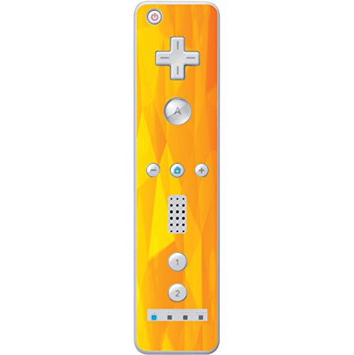 Портокалова полигон дизајн винил декларална кожа на налепница од Egeek amz за Wiimote Wii контролер