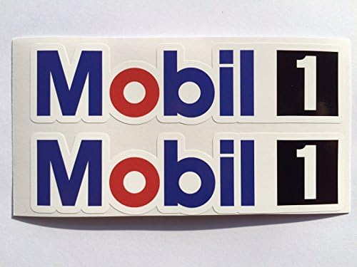 2 Mobil1 Racing Exxon Die Cut Decals од SBD Decals Mobil