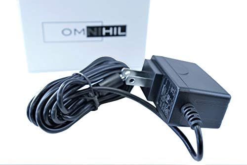 Omnihil [UL наведен] 8 стапала AC/DC адаптер за напојување компатибилен со Sony MDR-IF245RK MDR-RF985RK слушалки AC -MS1202S