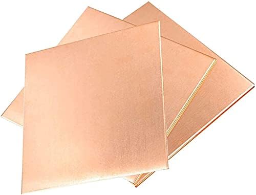 Nianxinn бакарен лист фолија бакарен метален лим фолија исечена чаршафи со плочки со плочки со плочи од метална плоча