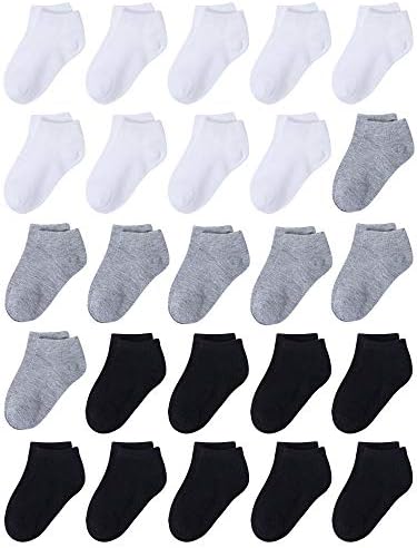Кораби 25 Пара Детски Чорапи Со Низок Крој Половина Перница Спортски Глужд Атлетски Чорапи