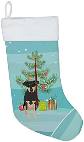 Богатства на Каролина WDK3143CS Rottweiler Black and Tan 3 Божиќно Божиќно порибување, камин виси чорапи Божиќна сезона забава