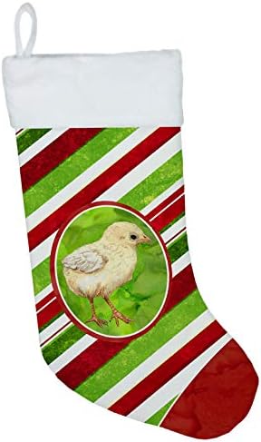Богатства на Каролина SB3141-CS бебе пиле бонбони трска одморен Божиќ Божиќно порибување, камин што виси чорапи Божиќна сезона