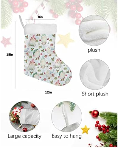 WXBDD Божиќна снегулка Божиќни чорапи Нова Година Подароци Кенди Кенди Божиќни украси за домашно дрво дрво што виси украси
