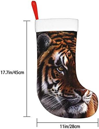 Бенгал тигарперсонализирани Божиќни чорапи за украси за Божиќни забави за домашен одмор