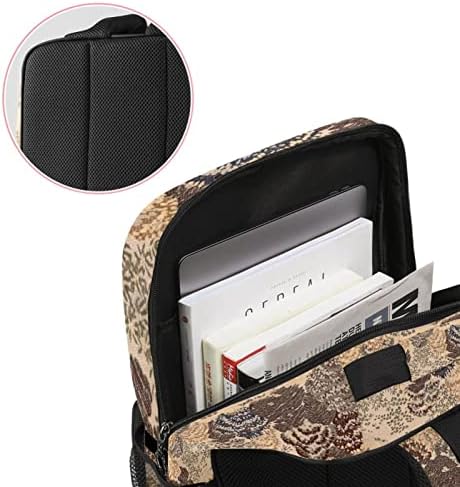 Vbfofbv лаптоп ранец, елегантен ранец за патувања, обични дневни пакувања рамената торба за мажи, јапонски планински шуми Уметнички
