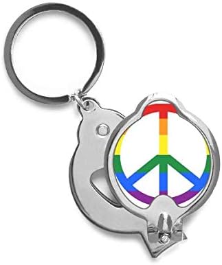 Виножито геј лезбејски анти -војна ЛГБТ прсти на ноктите нокти ножици ножици од не'рѓосувачки челик