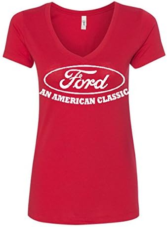 Форд Американски класичен маица со врат-врат Форд камион лиценциран