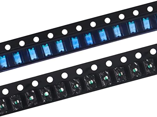 100 парчиња SMD LED LED светла разновиден комплет 1206 светла разновидна диода SMD LED DIODO комплет зелена црвена сина жолта