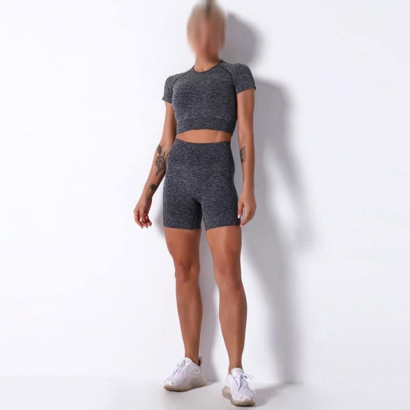 WPYYI Јога постави лесна спортска облека за спортска облека Облека за облека, женска трага за високи половини за нозе, спортски