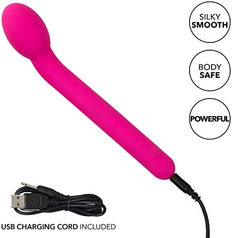 Calexotics Bliss ™ Течен силиконски лале - полнење G Wand Massager Sex играчка за жени - розова