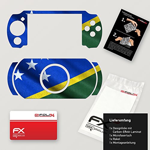 Sony PSP-E1000 / E1004 Дизајн на кожата „Знаме на Соломонските острови“ налепница за PSP-E1000 / E1004