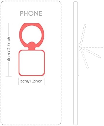 Црна пеперутка со едноставна шема квадратна мобилен телефон прстен држач за држач за заграда Универзална поддршка за поддршка