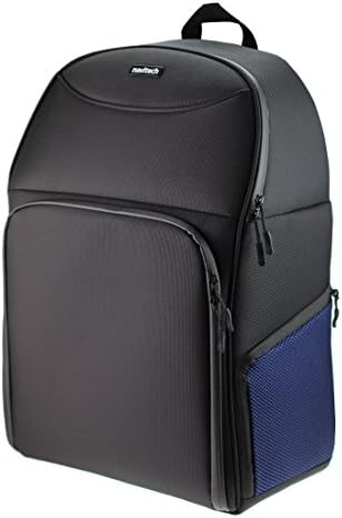 Navitech Преносен солиден црн и сина ранец/рак-носат куќиште за носење компатибилен со десктоп HP Pavilion 570-P018NA десктоп компјутер