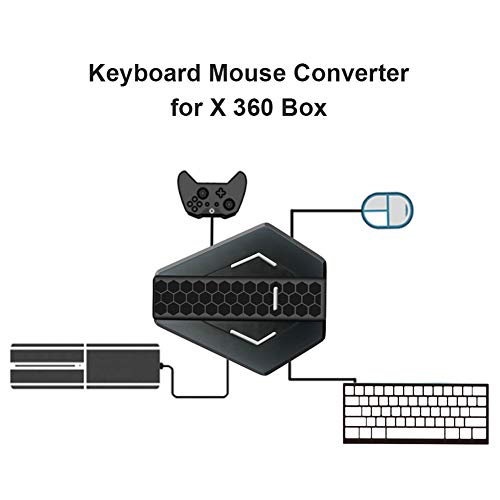 Адаптер за тастатура и глувче за PS3/PS4/X 360/X1/Switch Game Mobile Controller тастатура на глувчето Конвертор на глувчето