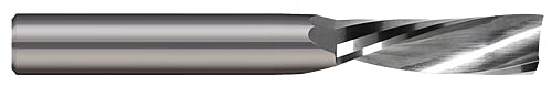 Micro 100 SFLM-060-10 SQUARD MELL-DOOTCUT, 6 MM CUTTER DIA, 16 mm LOC, 1 FL, 6 mm Shank Dia, 57 mm Oal, Uncoated