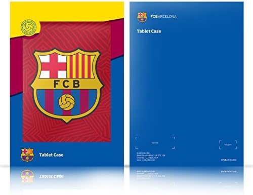 Дизајн на глава на глава официјално лиценциран ФК Барселона Трети 2021/22 Крест комплет за кожа на паричникот на паричникот,