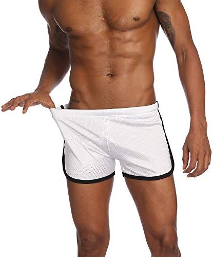 УХХ машки опремени шорцеви за боди -билдинг теретана за тесни шорцеви за кревање
