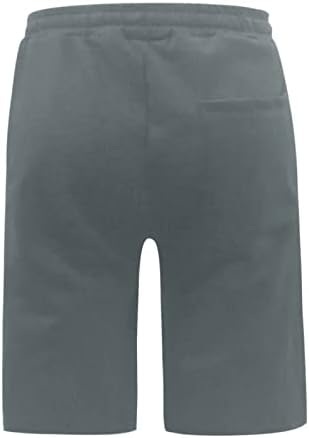 Bmisegm летни шорцеви за мажи машки летни обични панталони солиден кратки пантолони, кратки пантолони џебови брзо y