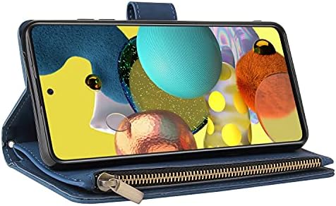 ZZXX Samsung Galaxy A52 5G Случај Паричник, Galaxy A52 Паричник Случај Со Картичка Слот Премија Мека СТП Кожа Патент Флип Фолио