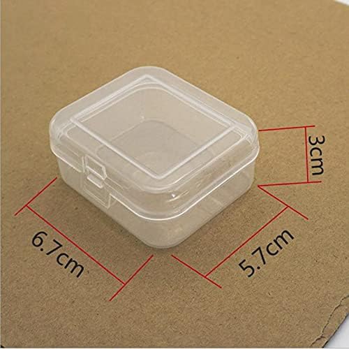 Кутија за складирање на часовници Anncus PP Транспарентни кутии за мали пакувања DIY DIY Изработка на материјали за материјали