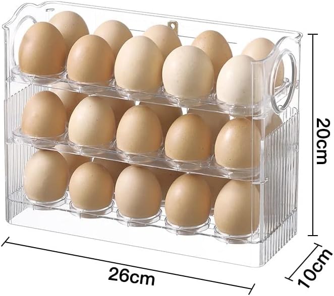 Јах Флип-Тип Јајца Решетката За Складирање Јајца Кутија За Складирање Држач За Јајца За Организатор На Фрижидер Свежа Послужавник