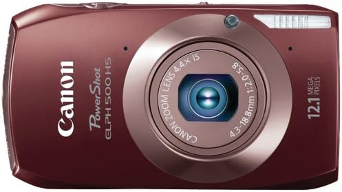 Canon PowerShot ELPH 500 HS 12.1 ПРАТЕНИК CMOS Дигитална Камера Со Целосна HD Видео И Ултра Широк Агол Објектив