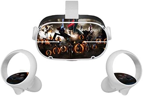 Филм за херојски серии Oculus Quest 2 Skin VR 2 Skins слушалки и контролори налепници заштитни додатоци за декларации