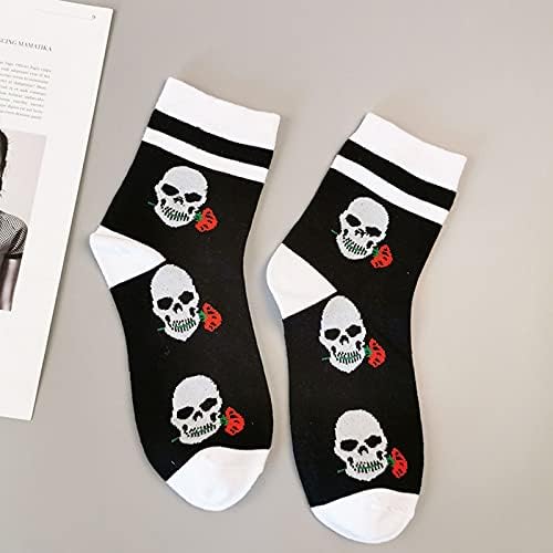 Модни Чорапи За Ноќта На Вештерките Чорапи Од Роза Чорапи Бели Високи Чорапи Жени