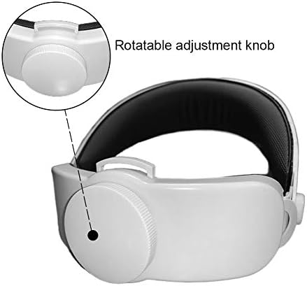 Заменлива елитна лента за глава за заменливи на Окулус 2, со перниче за глава, ергономски дизајн, тежина на рамнотежа, намалување