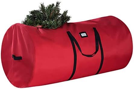 YDBKIQ 600D Оксфорд Платнена Торба За Складирање Новогодишна Елка Се Вклопува до 7-8 Стапки Расклопено Празнично Дрво