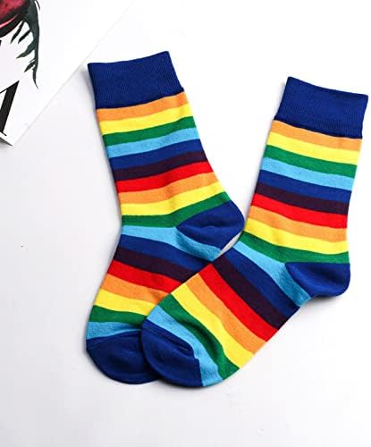 Чорапи чорапи виножито шарени чорапи разнобојни машки чорапи во боја случајни и женски чорапи со виножито бели цевки чорапи