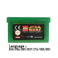 Romgame 32 Bit Handheld Console Video Game Cartridge Cartridge Star Wars Eng/FRA/DEU/ESP/ITA/NED/DEN јазик EU верзија Зелена
