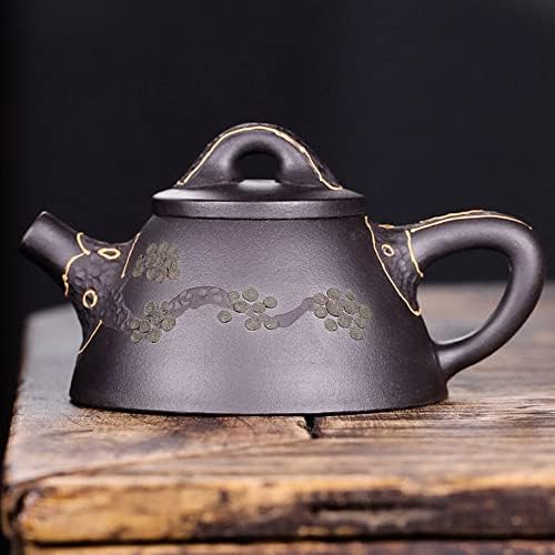 160 мл рачно изработена рачно изработена пурпурна чај од чај од чај од чај од кунг фу, декорација на котел