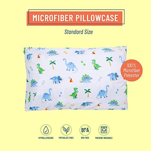 Детска детска микрофибер перница кутија за момчиња и девојчиња, мека ткаенина за микрофибер, мери 20 x 30 инчи, одговара на