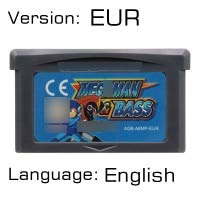 Romgame Video Game Certridge 32 битни Конзола за конзола картичка Megaa Man Series Bass Eur