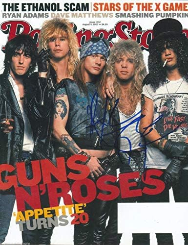 Фото Axl Rose - Guns N 'Roses Autograph потпиша 8 x 10
