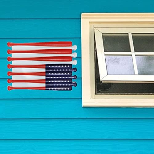 Бејзбол украси за бејзбол дизајн прозорец дрвени американски знамиња куќички украси за домашна дневна соба висат на wallид