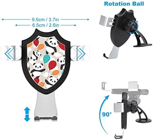 Панда лета со монтирање на балон телефон за универзална табла за автомобили, монтирање со држач за мобилни телефони за вшмукување