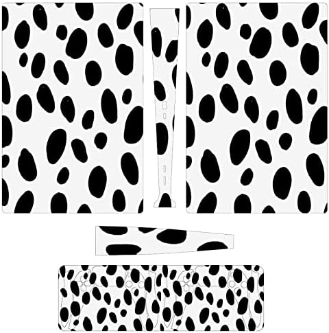 Црно -бело животно печати целосен заштитен дизајн на покритие за покривање на кожата, налепница за декорации, компатибилна со