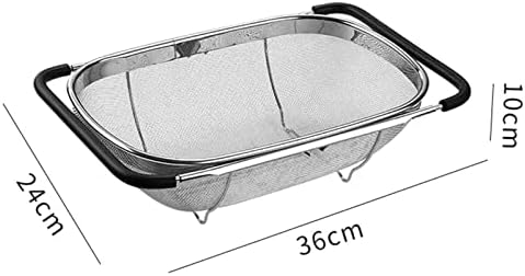 Рачка за одводнување на садот ， над мијалникот не'рѓосувачки челик повлечен кујнски мијалник корпа за мијалник за мијалник за